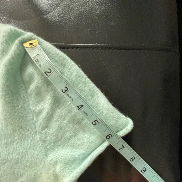 J. Crew Mint Green Cashmere Short Sleeve Tee S - Picture 4 of 10